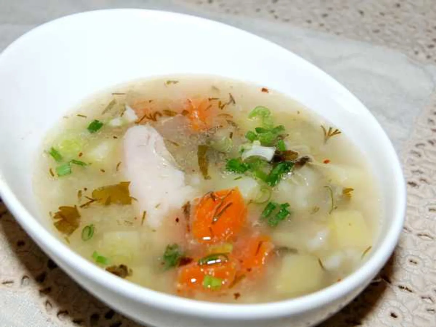 Chicken rice soup recipe