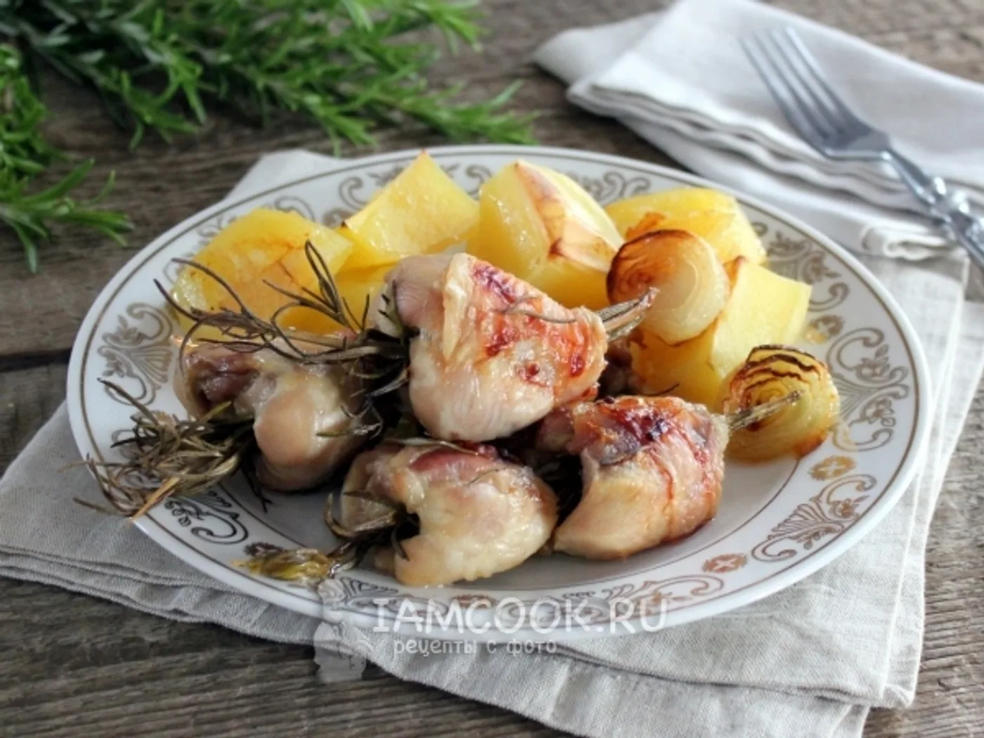 Chicken shins in rosemary oven recipe