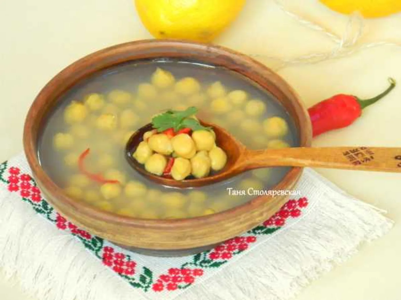 Chicken soup on chicken broth recipe