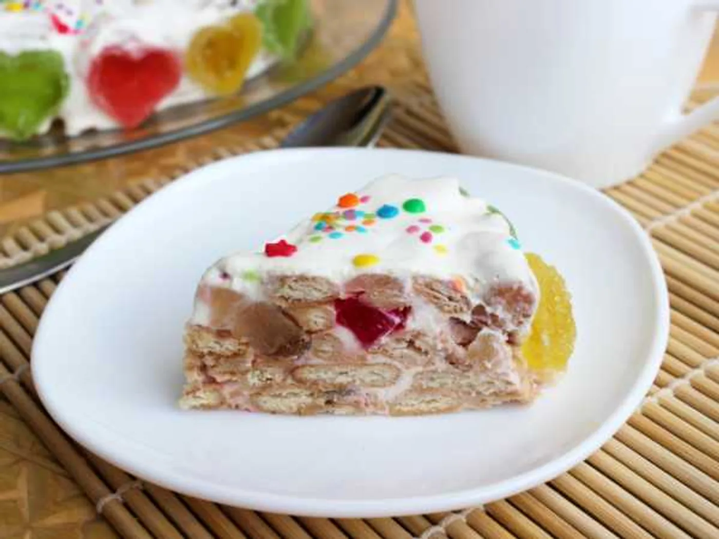 Cracker cake without pastries recipe