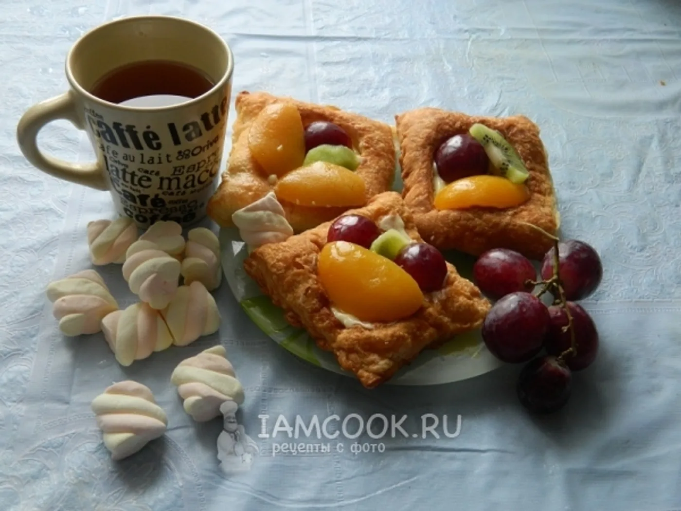 Denish with fruit recipe