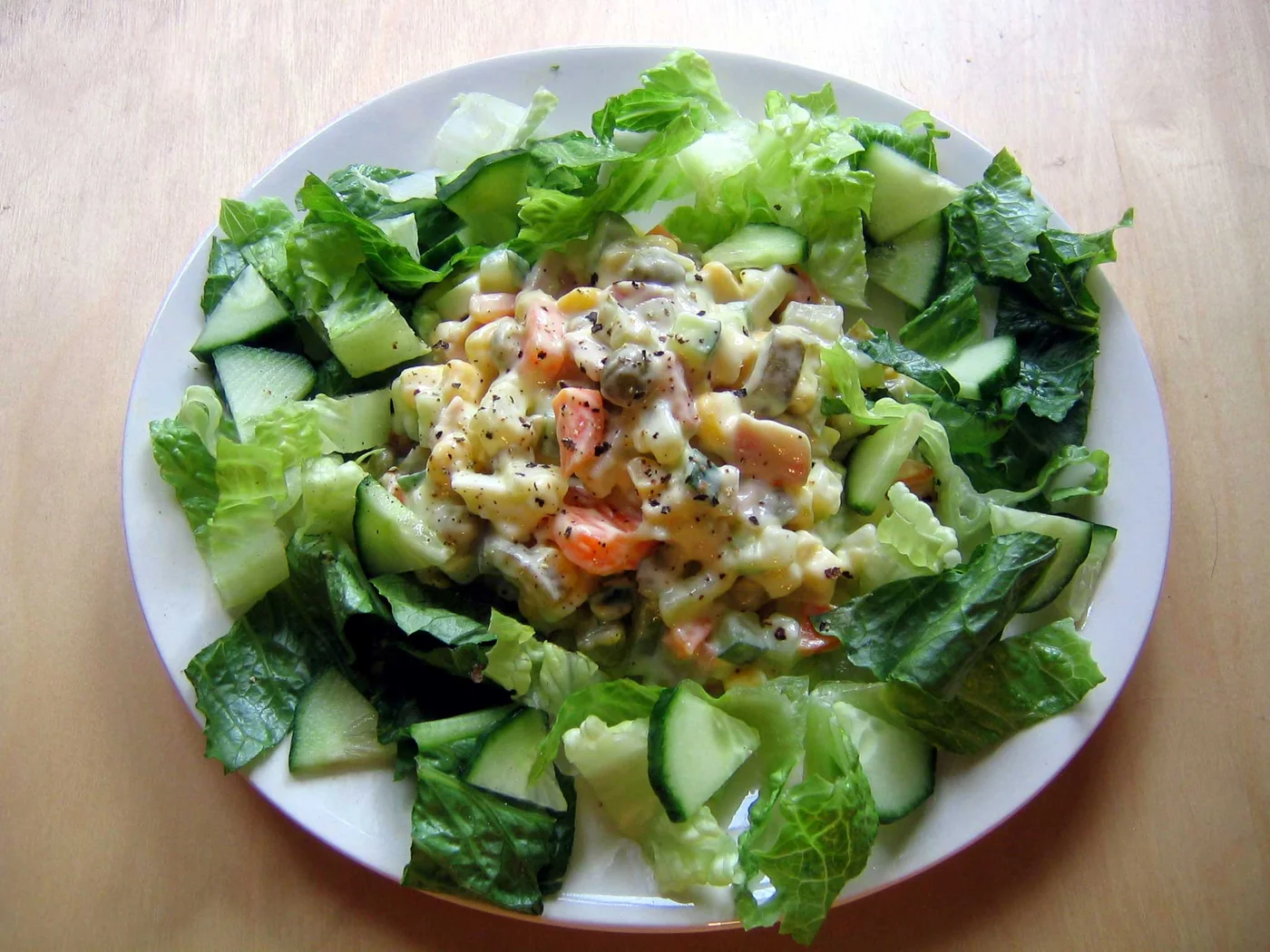 Ensalada Rusa (Uruguayan Potato Salad) prepared recipe
