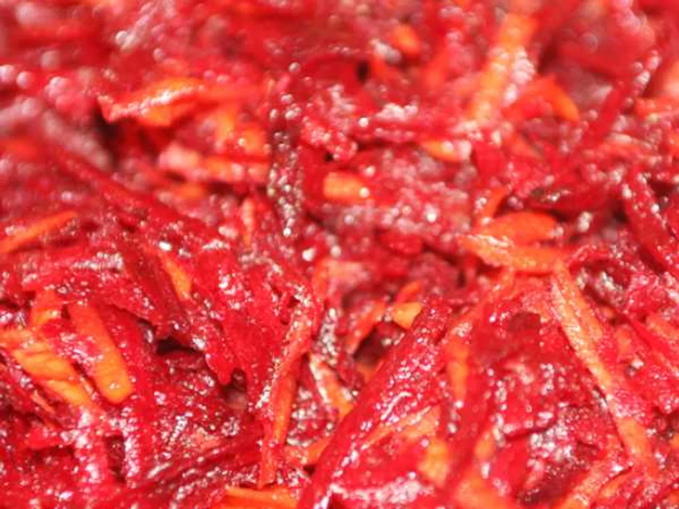 Fresh beet and carrot salad recipe