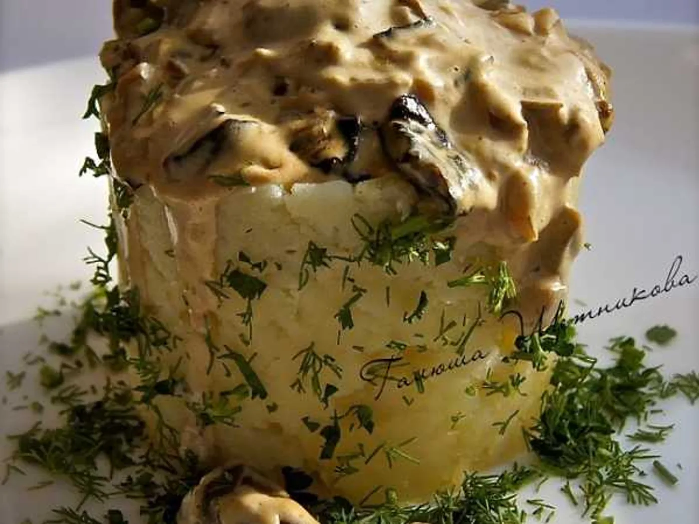 Fungal gravy with squirts recipe