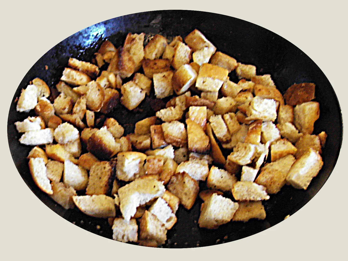 Garlic Croutons I prepared recipe