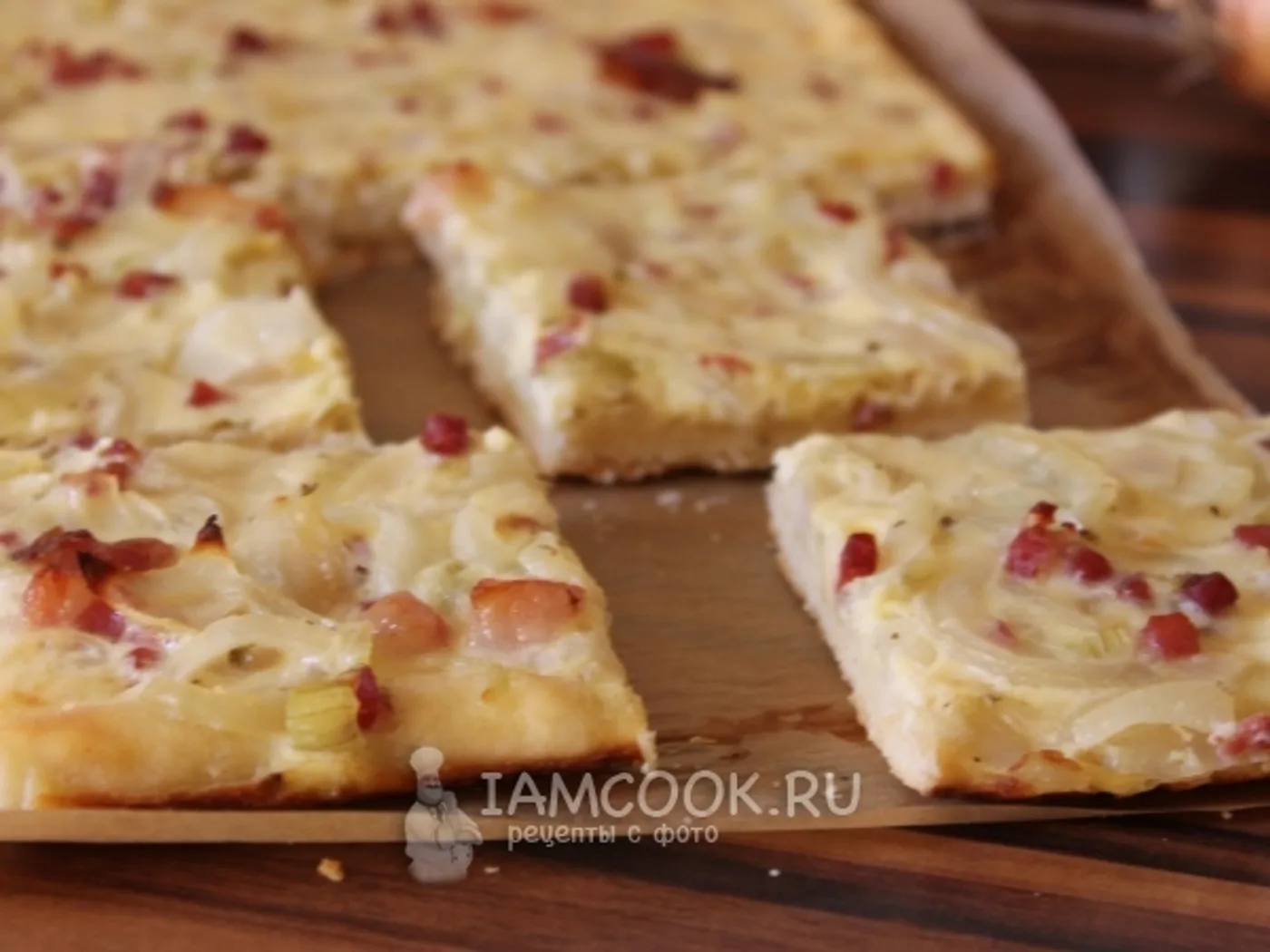 German Onion Pie (Zwiebelkuchen) recipe