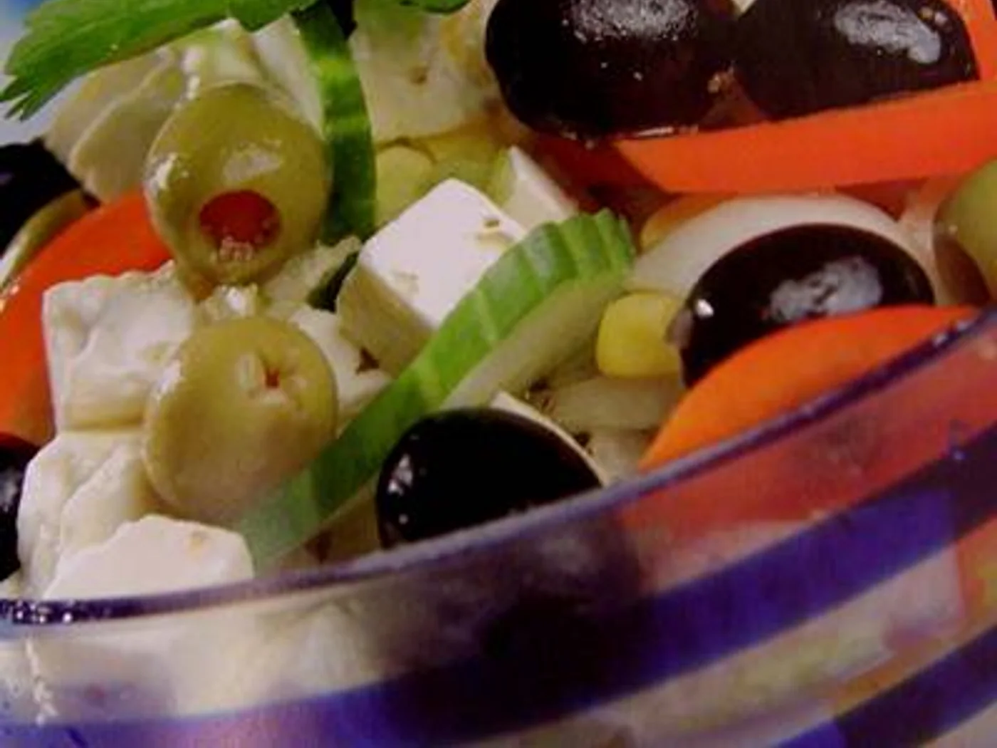 Greek Salad prepared recipe