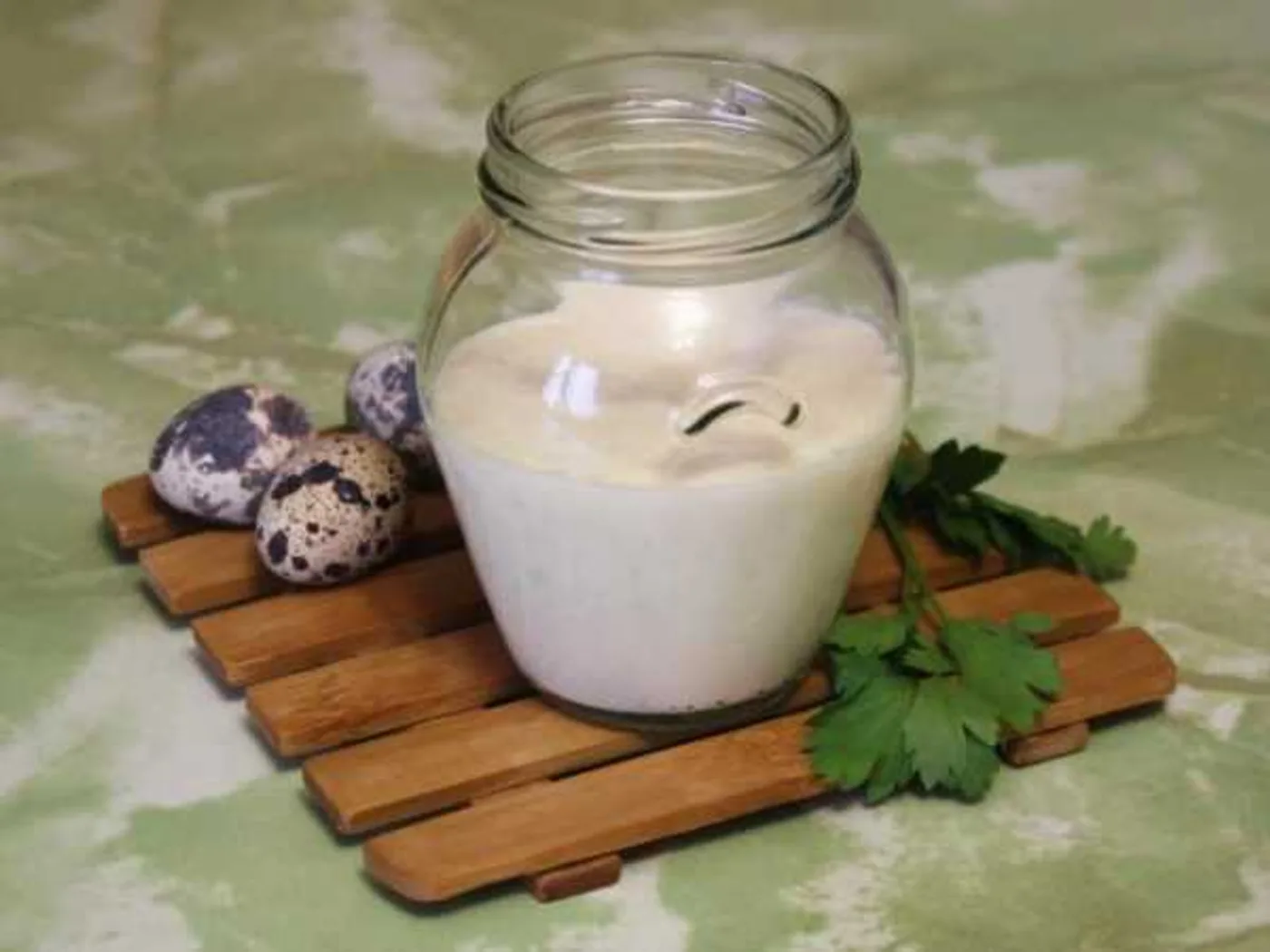 Homemade mayonnaise from quail eggs recipe