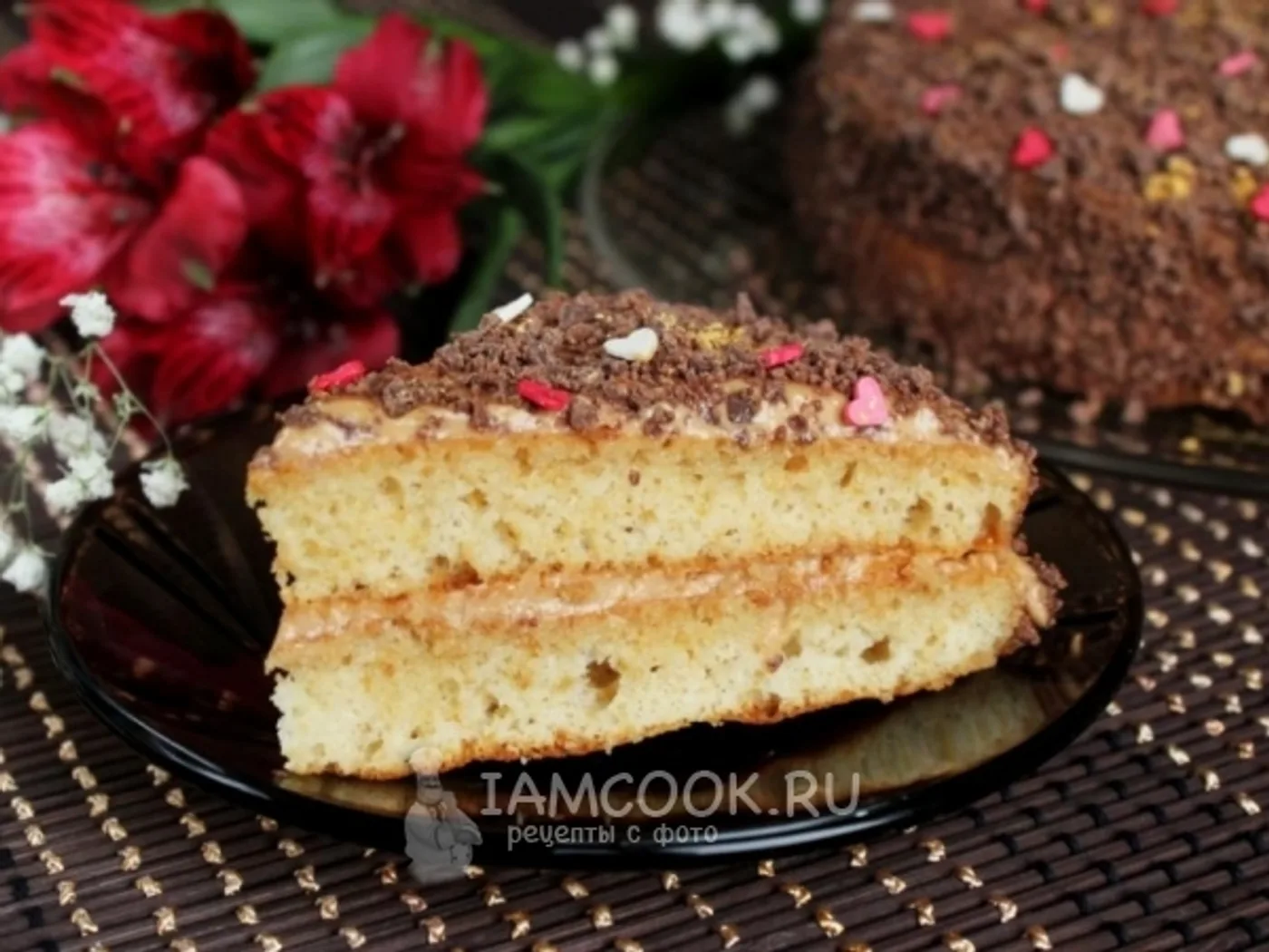 Honey cake with condensed recipe