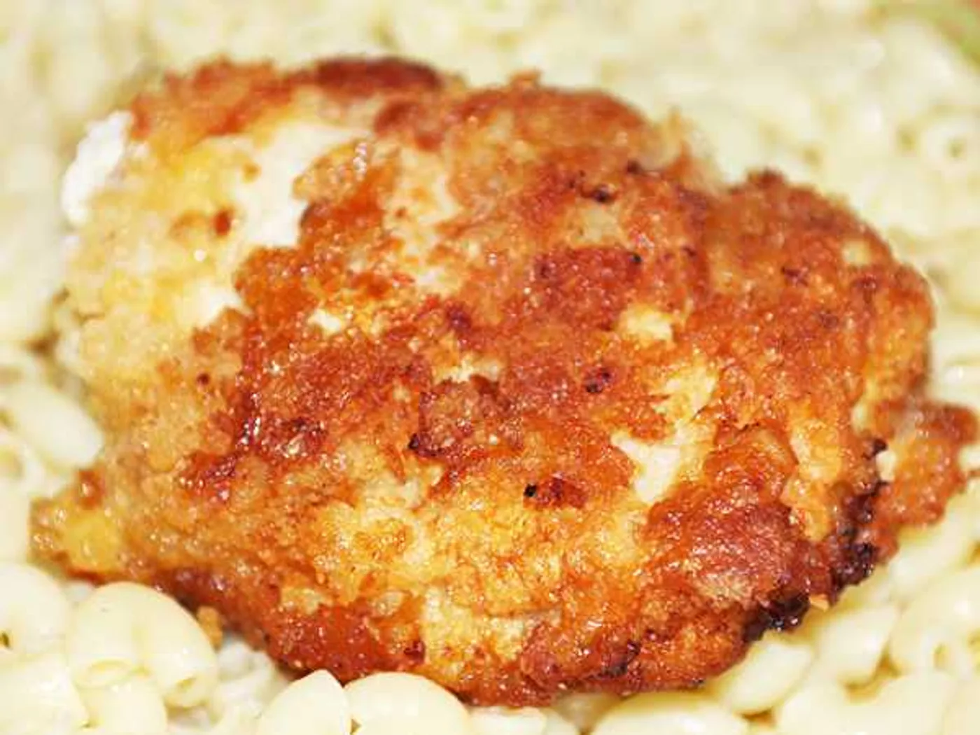 Kitty Kiev with greens and garlic recipe
