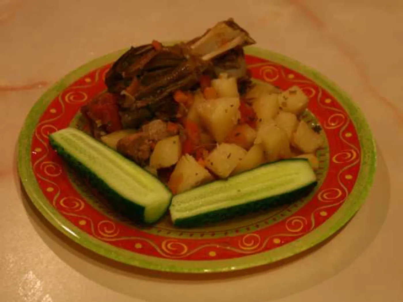 Lamb stew with vegetables recipe