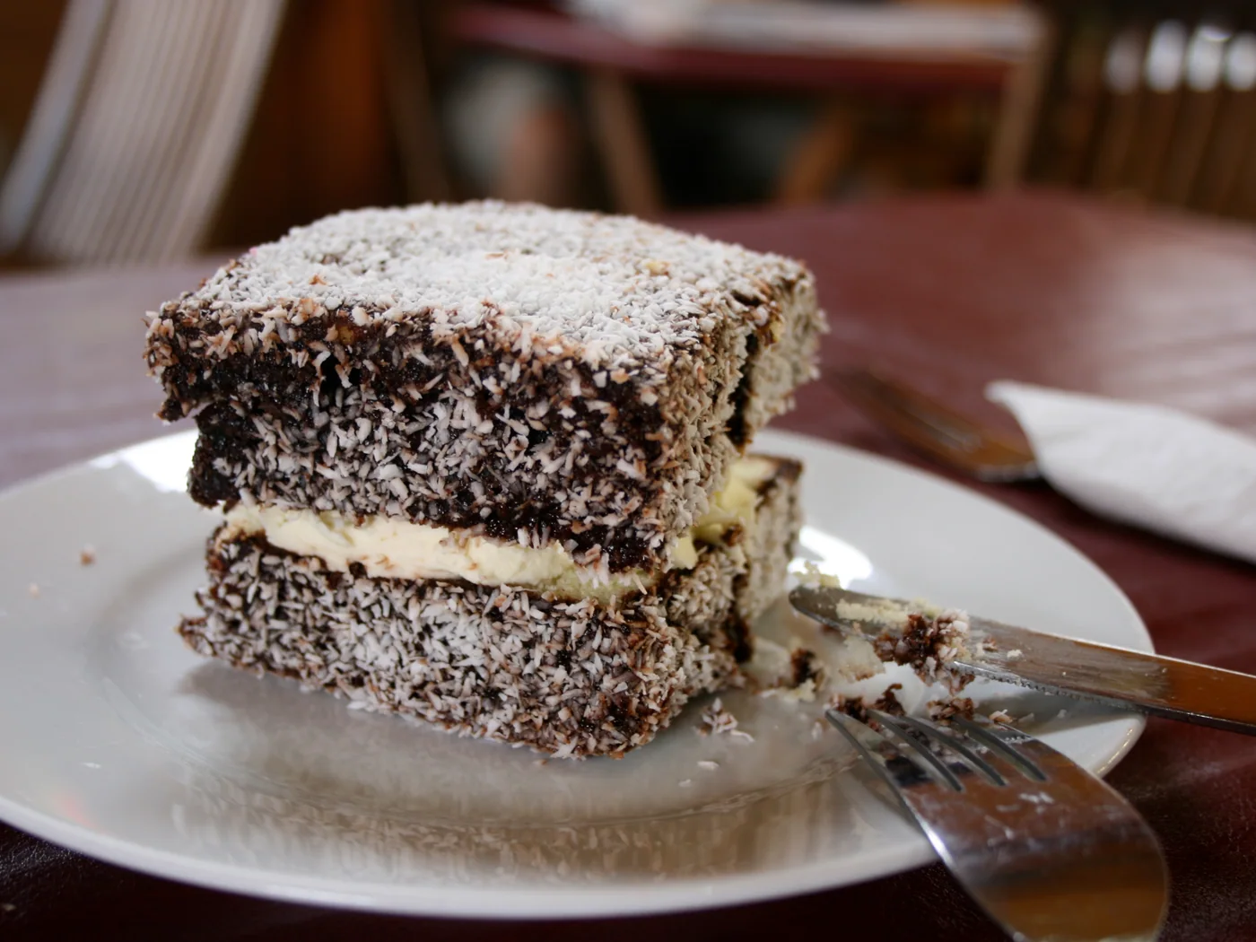 Lamington prepared recipe
