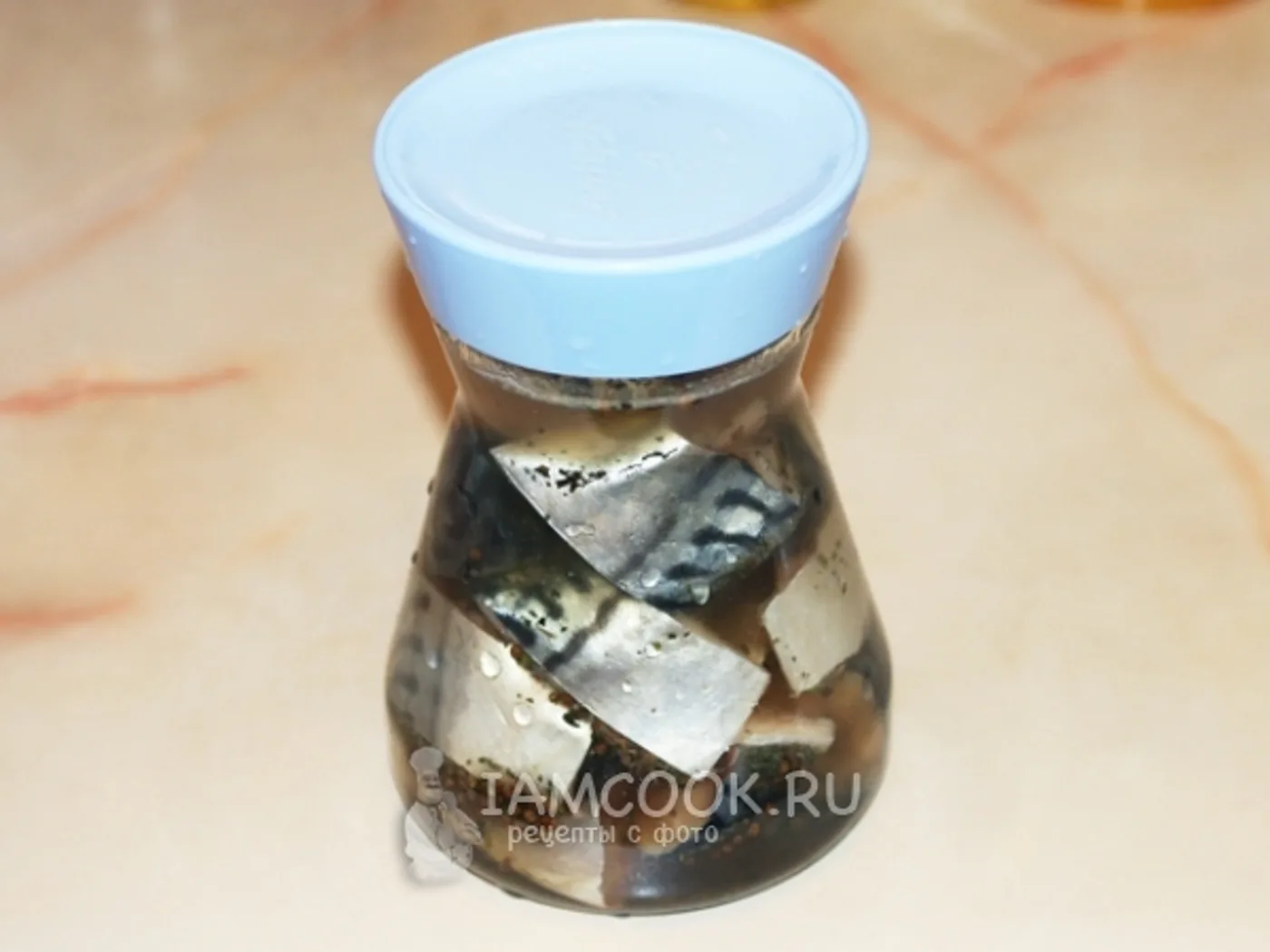 Mackerel is salty in the home recipe