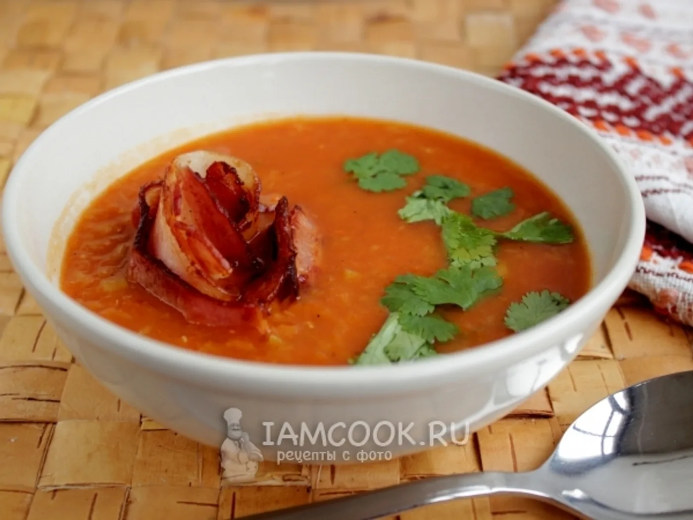 Mashed lentil soup recipe