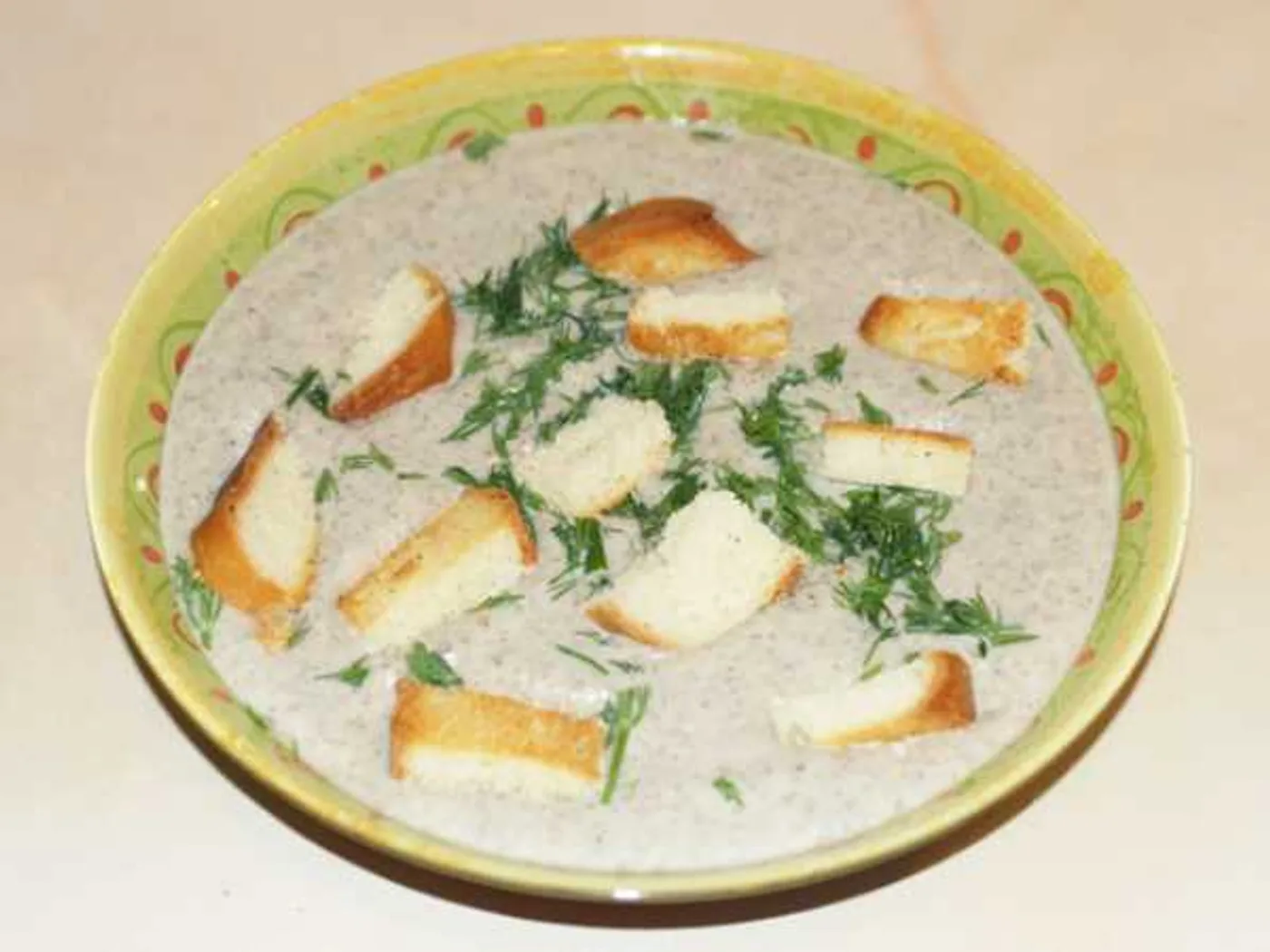 Mashed soup with cream recipe