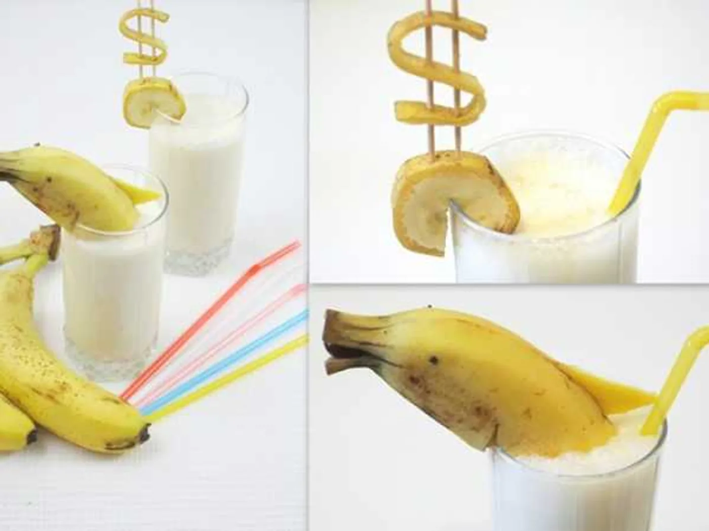 Milkshake with banana recipe