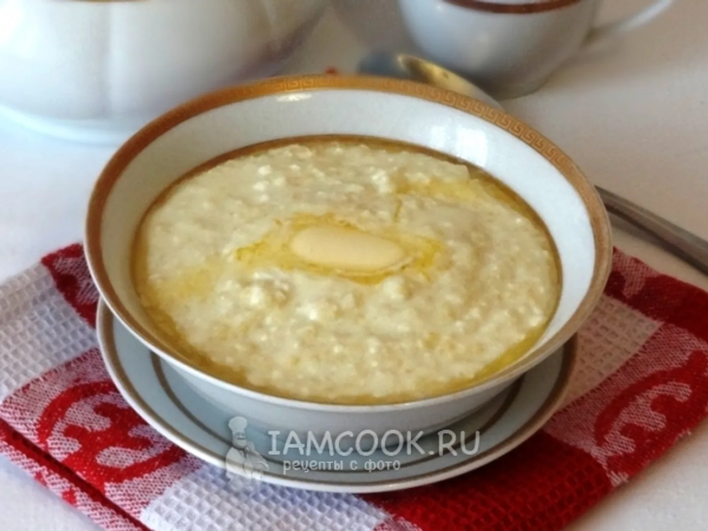Millet porridge with cottage cheese recipe