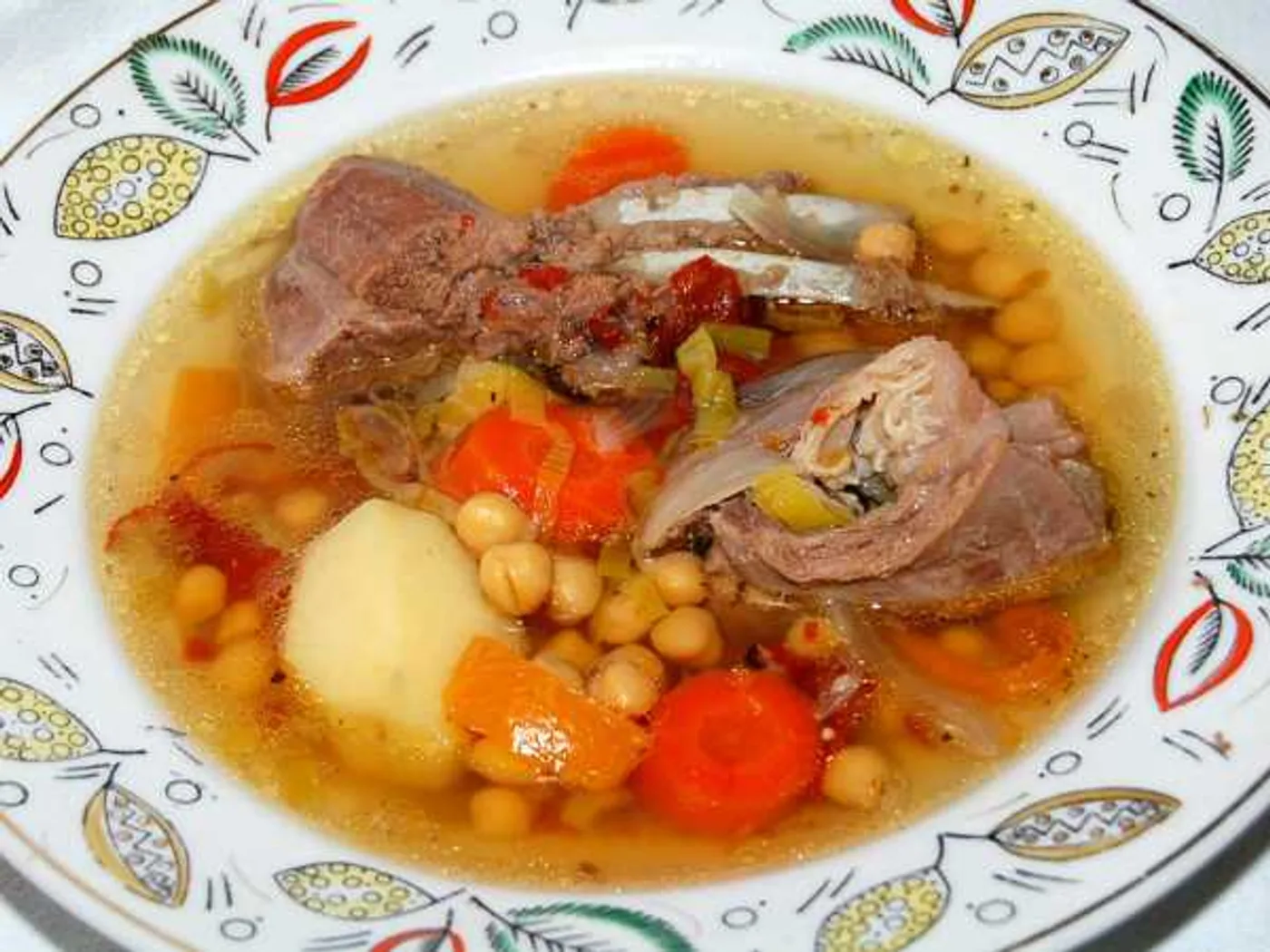 Mutton and potato soup recipe