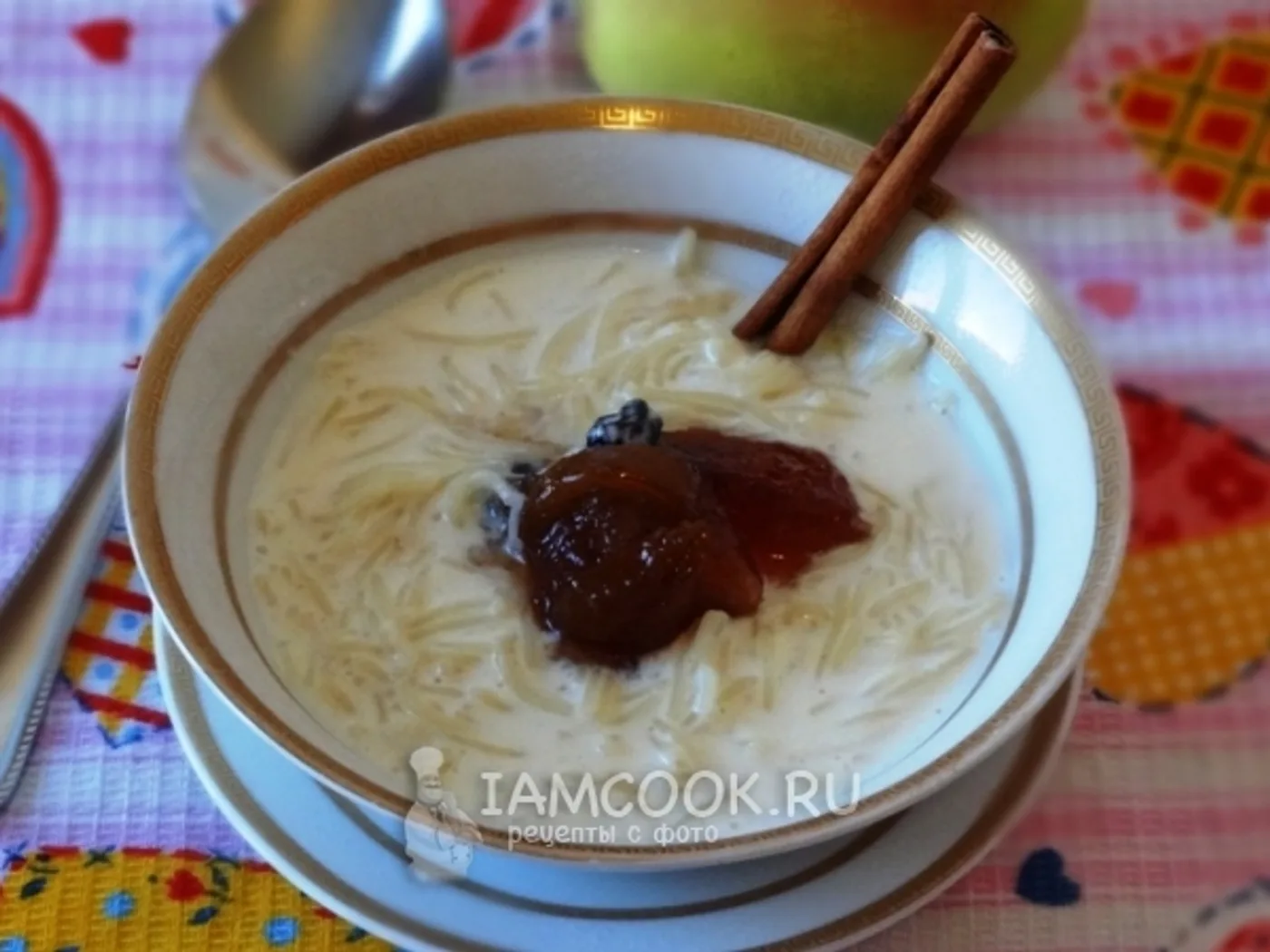 Noodle milk soup recipe