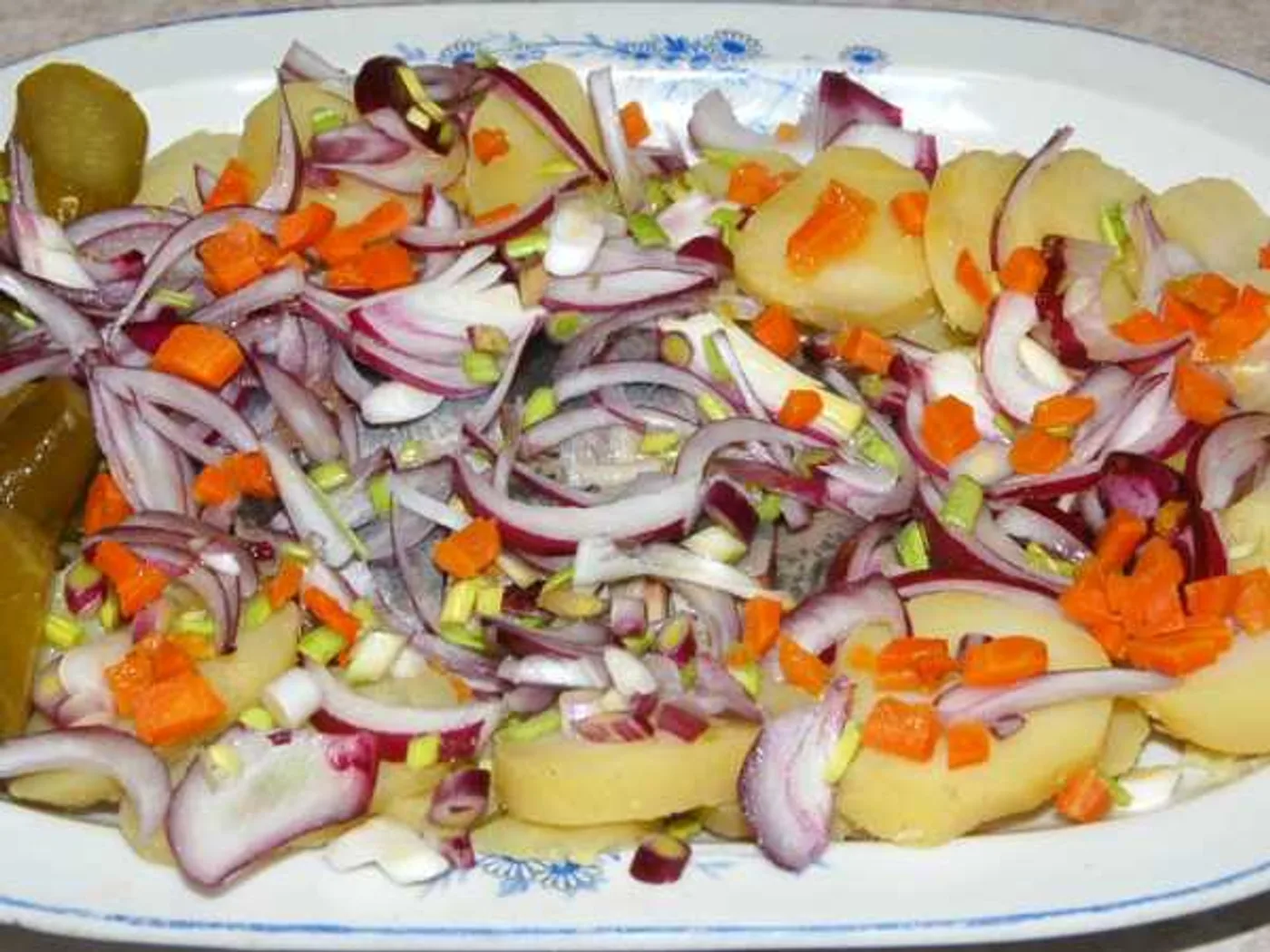Norwegian herring salad recipe