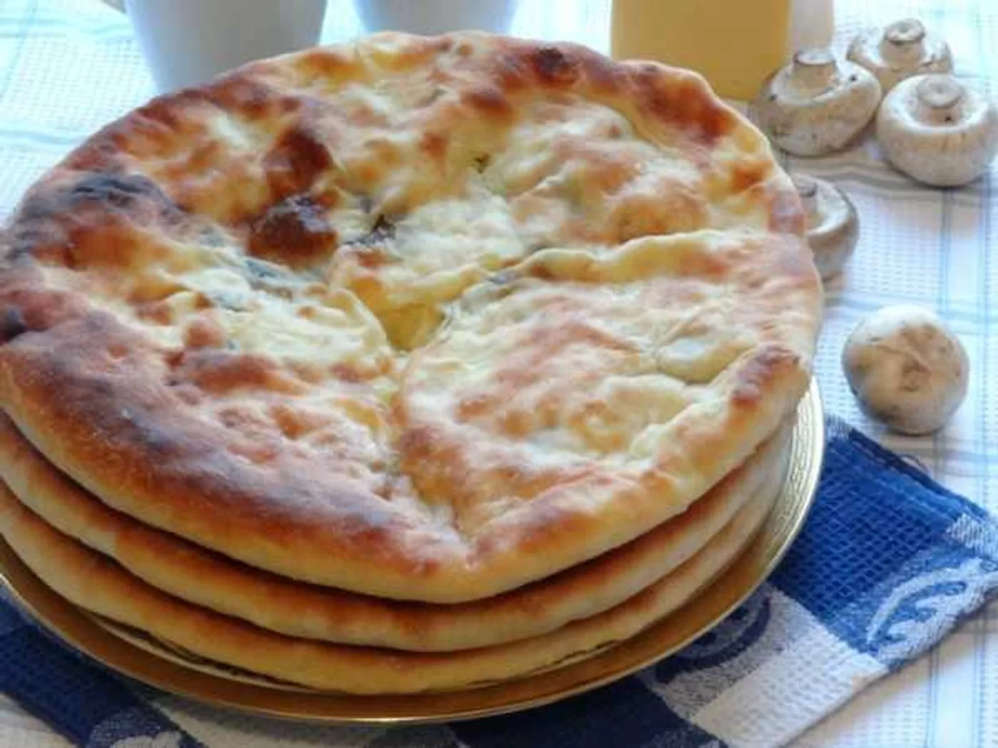 Ossetian cake with cheese and potatoes recipe
