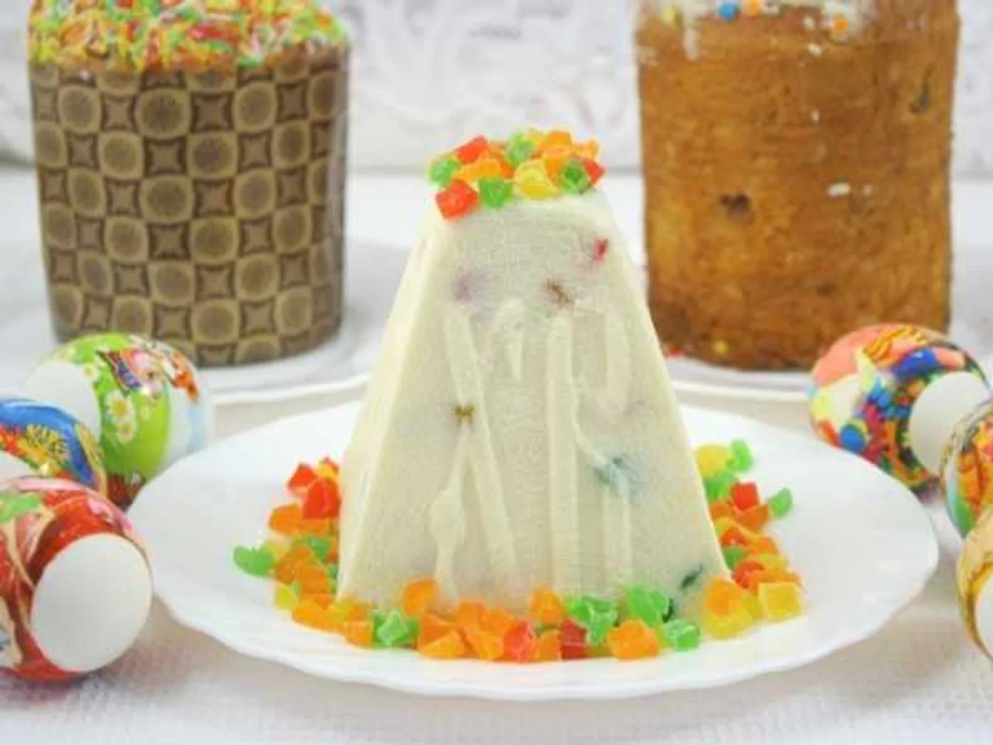 Pascha cheese vanilla with zucchini recipe