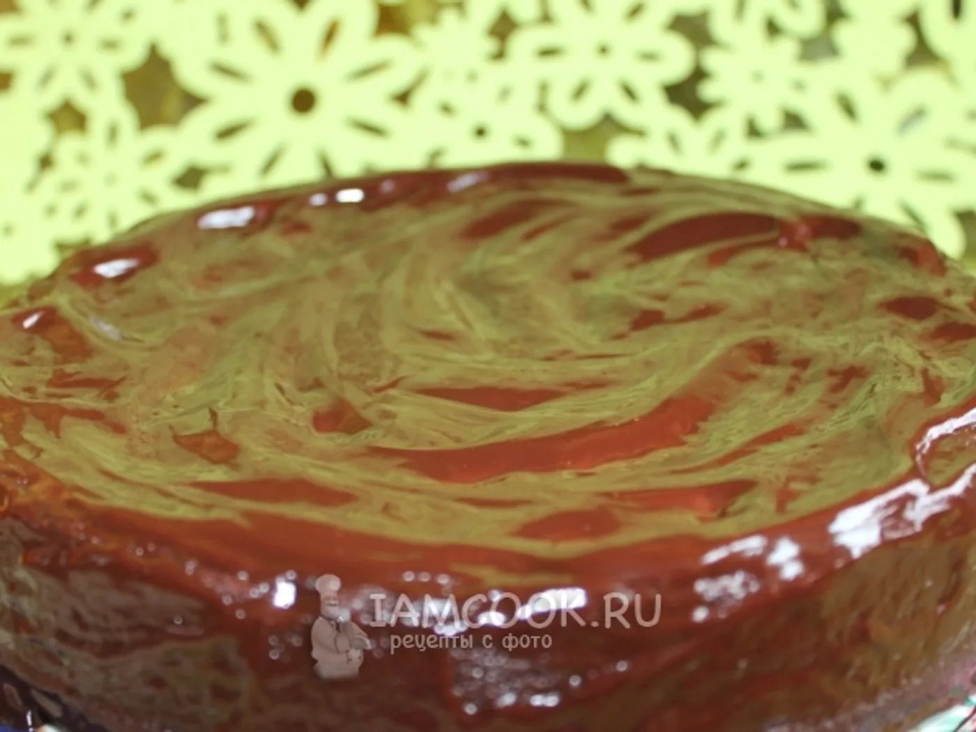 Pear in Chocolate pie recipe