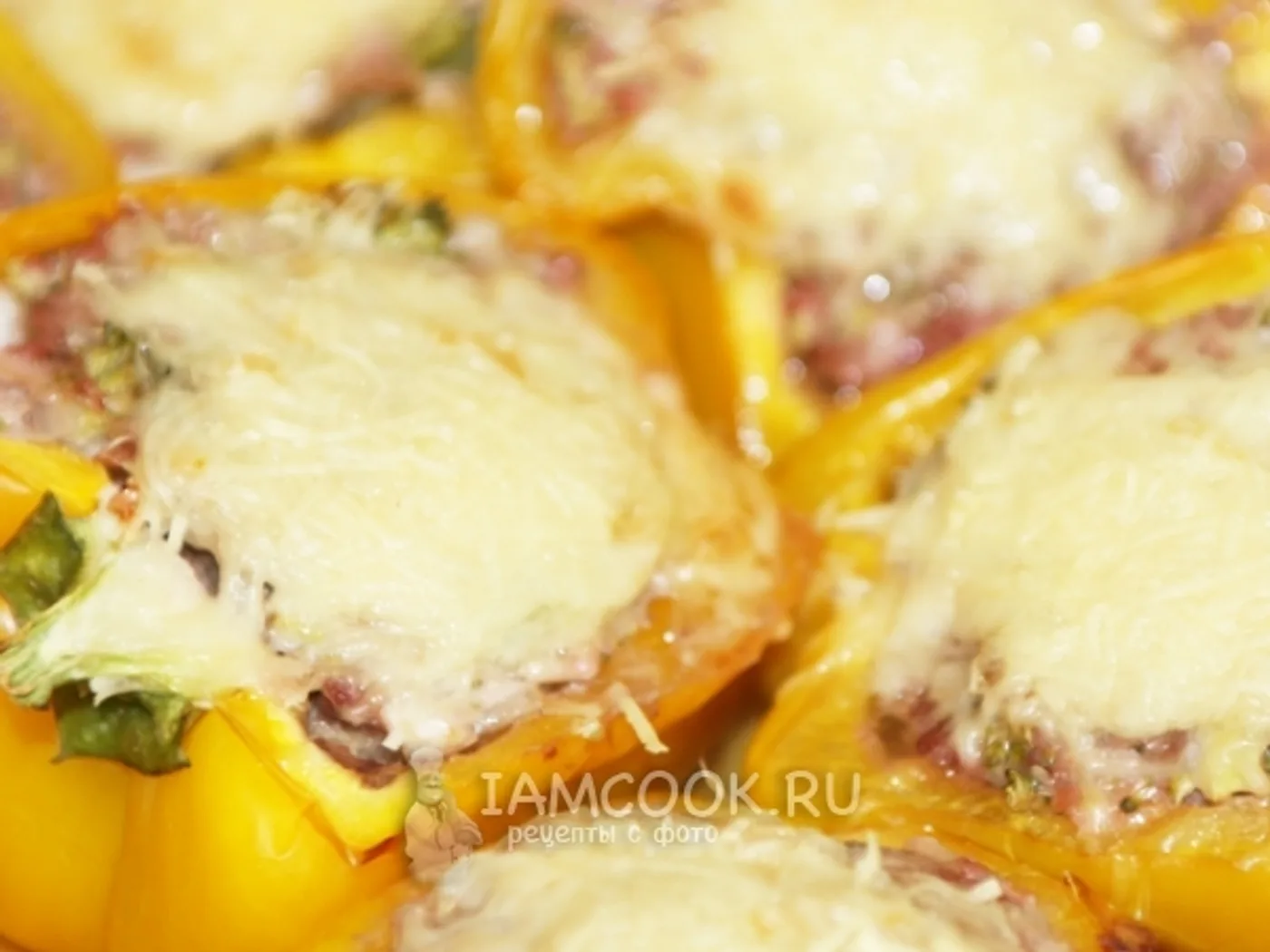 Pepper stuffed, baked in oven recipe