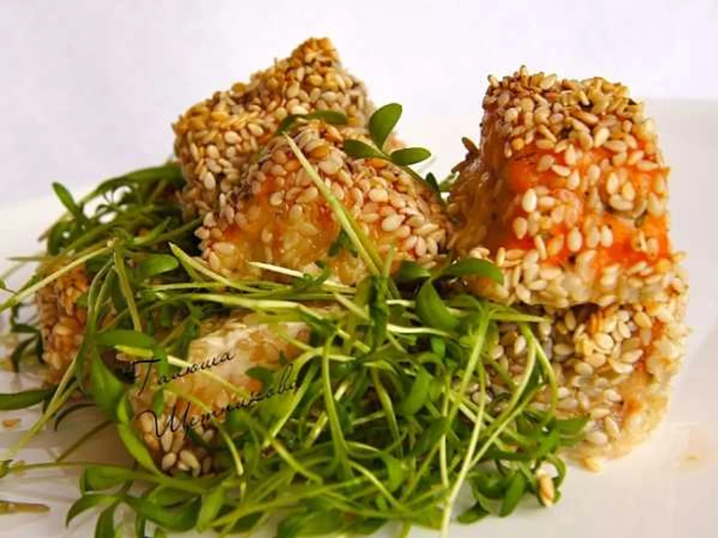 Philae trout in sesame recipe