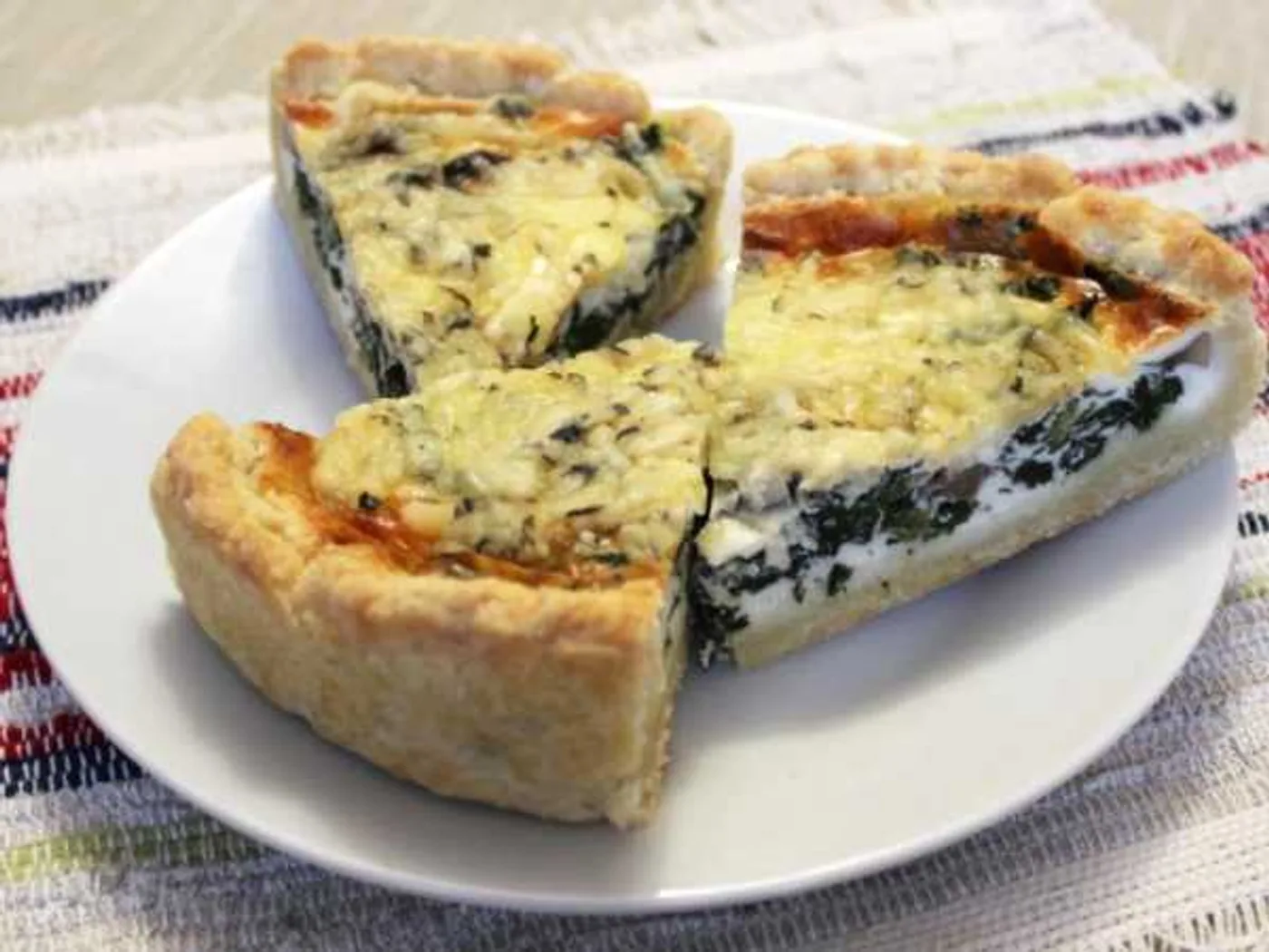Pie with spinach and cheese recipe