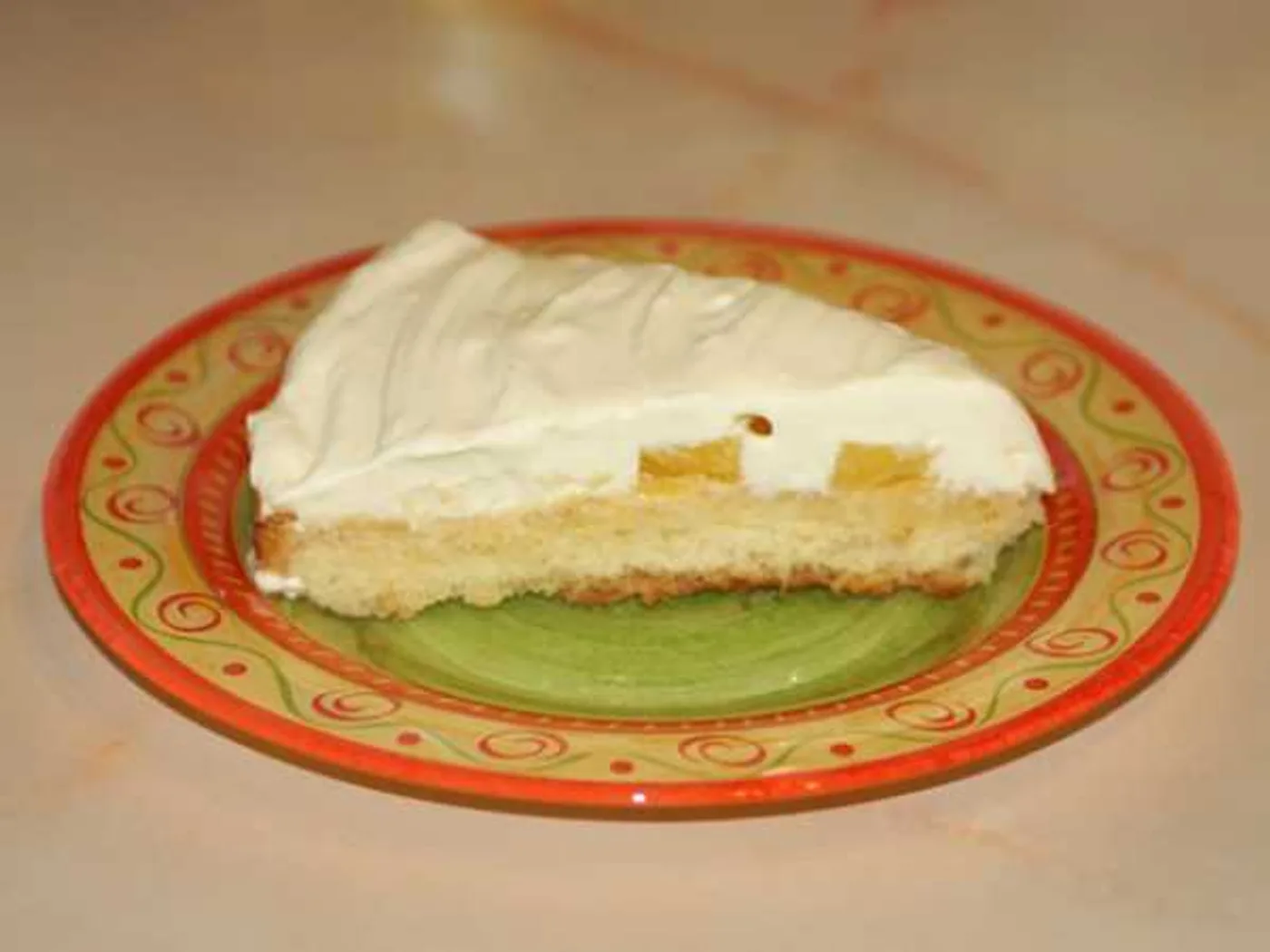 Pineapple cake with mascarpone cream recipe