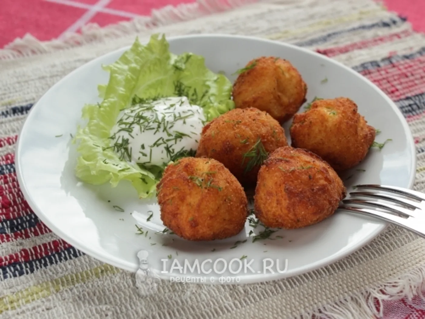 Potato croquets with cheese recipe