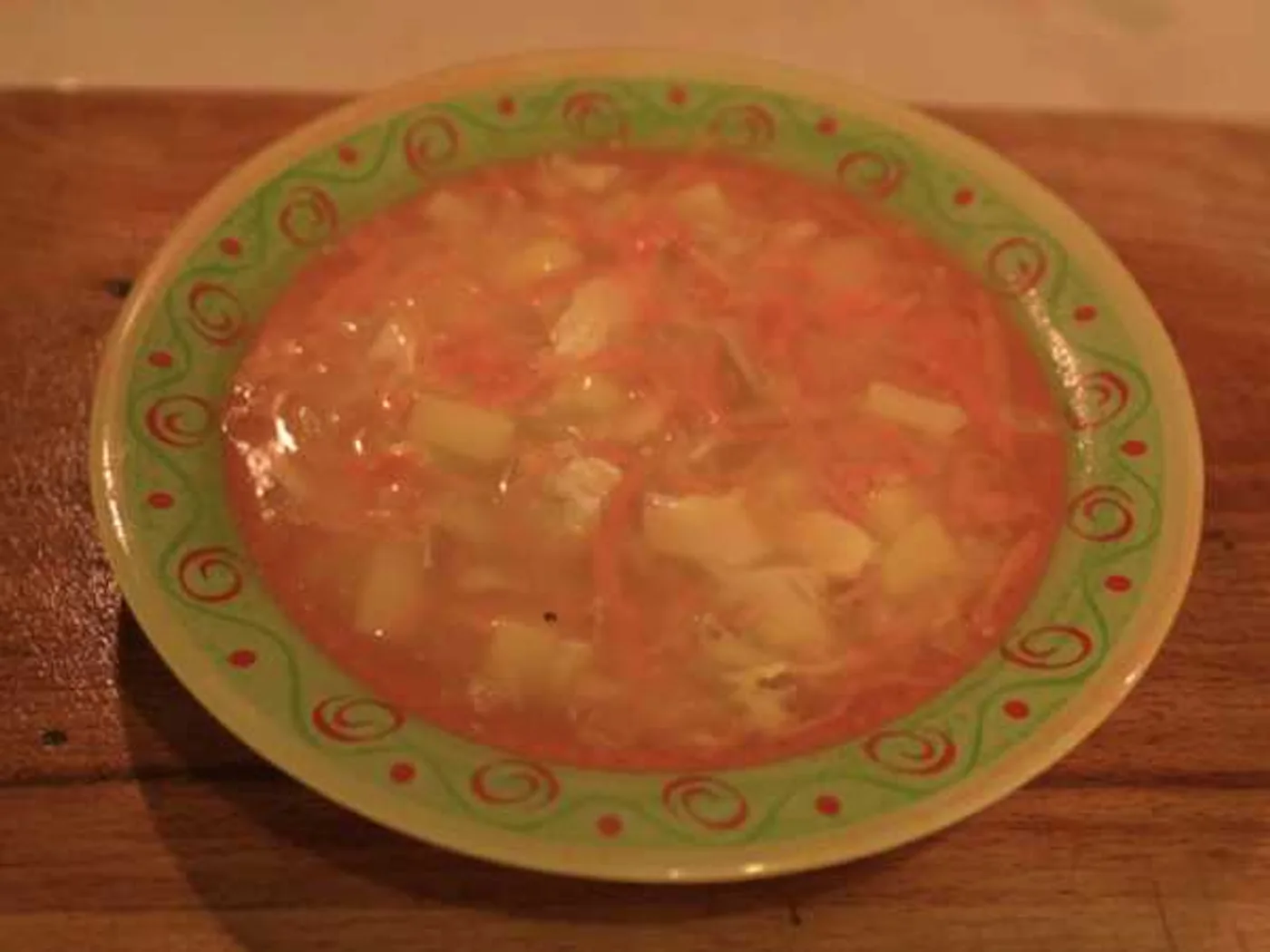 Potato soup with chicken recipe