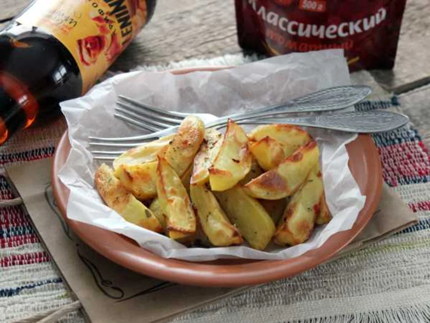 Potatoes in the village recipe