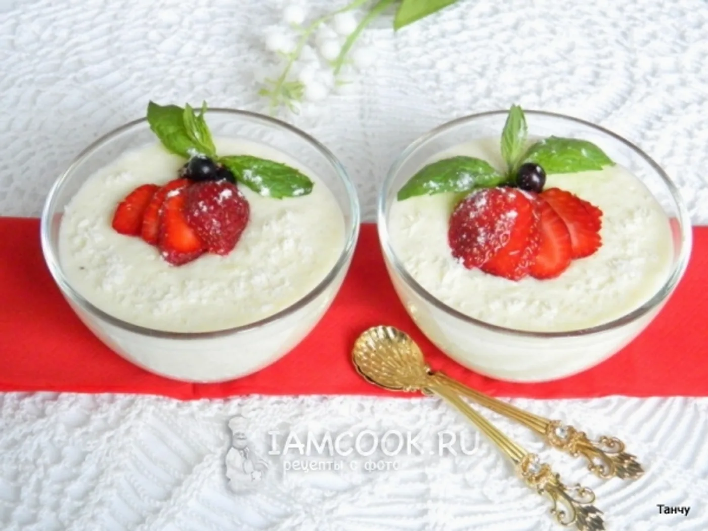 Pudding from manka recipe