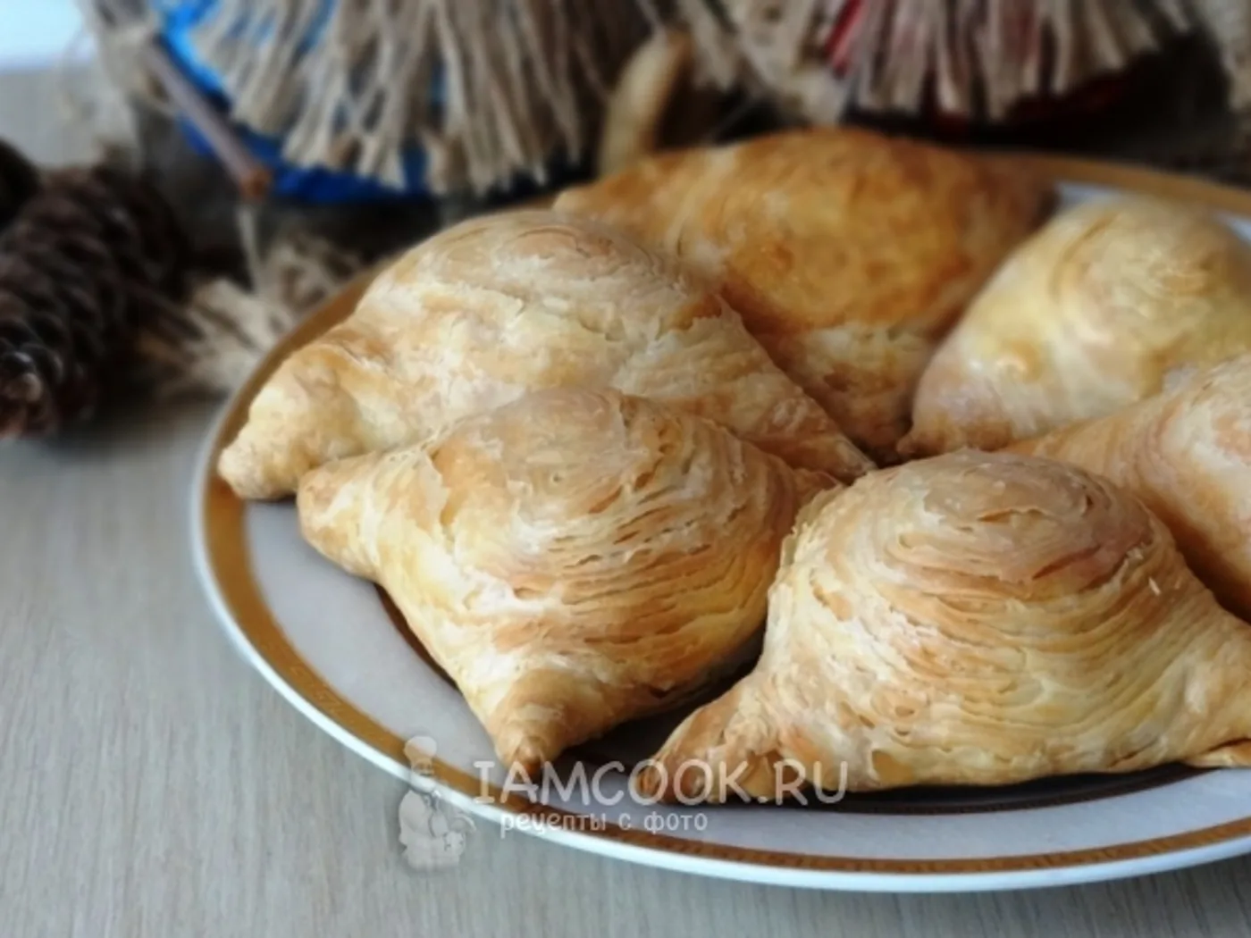 Puffed jam buns recipe