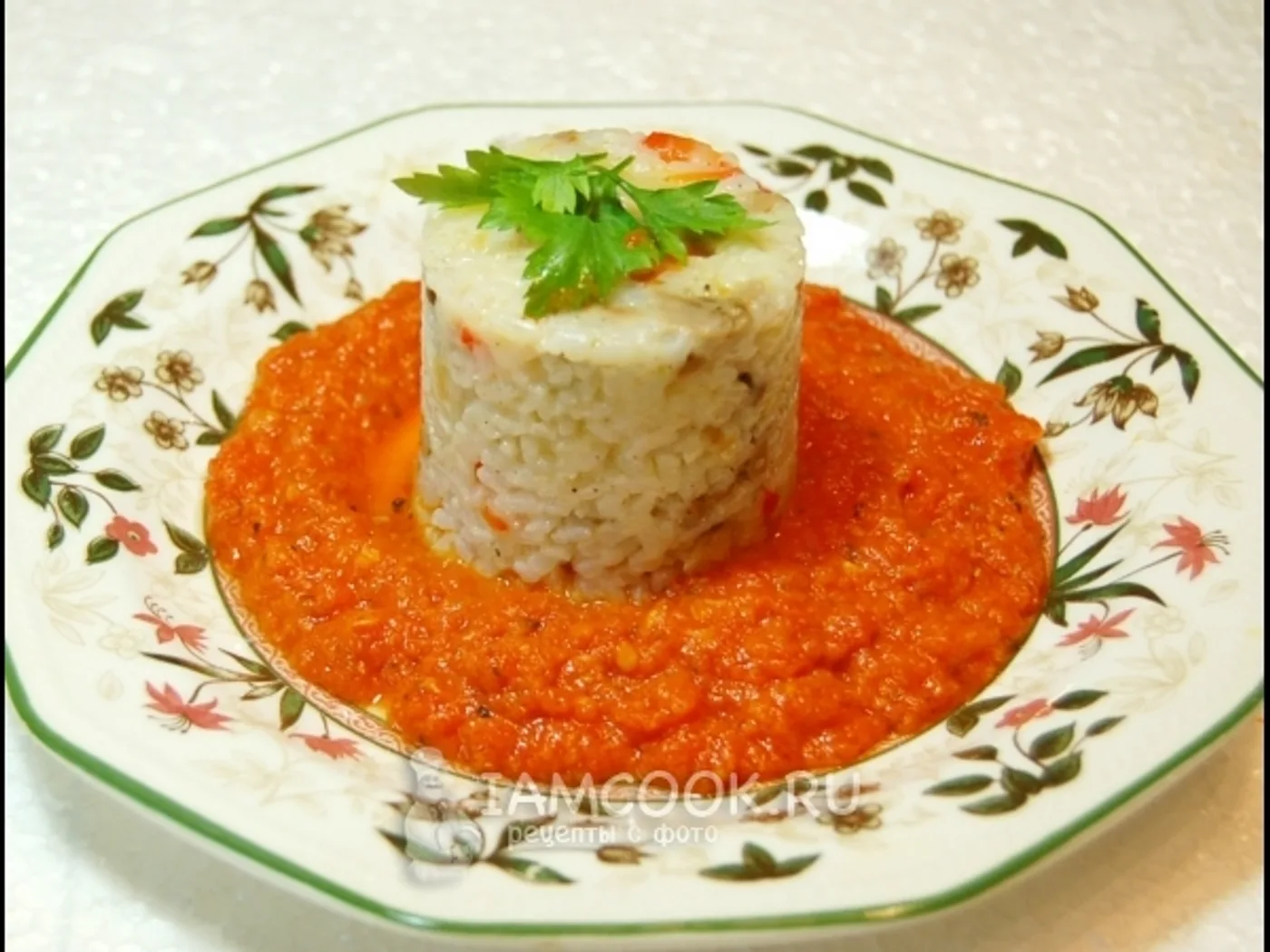 Rice with mushrooms recipe