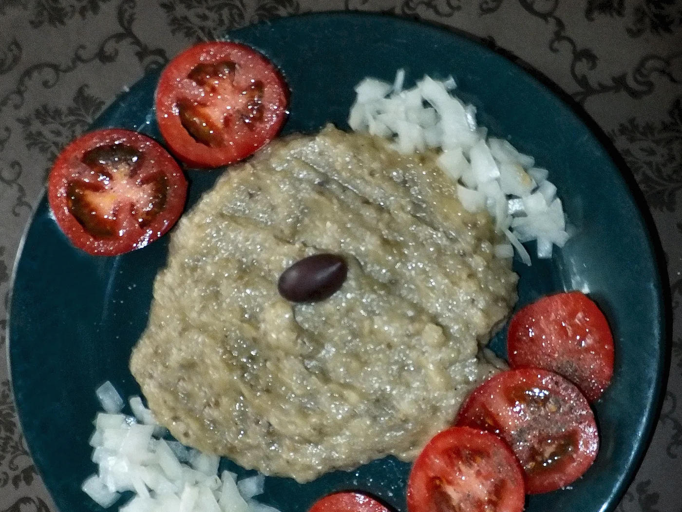 Romanian Roasted Eggplant Spread II prepared recipe