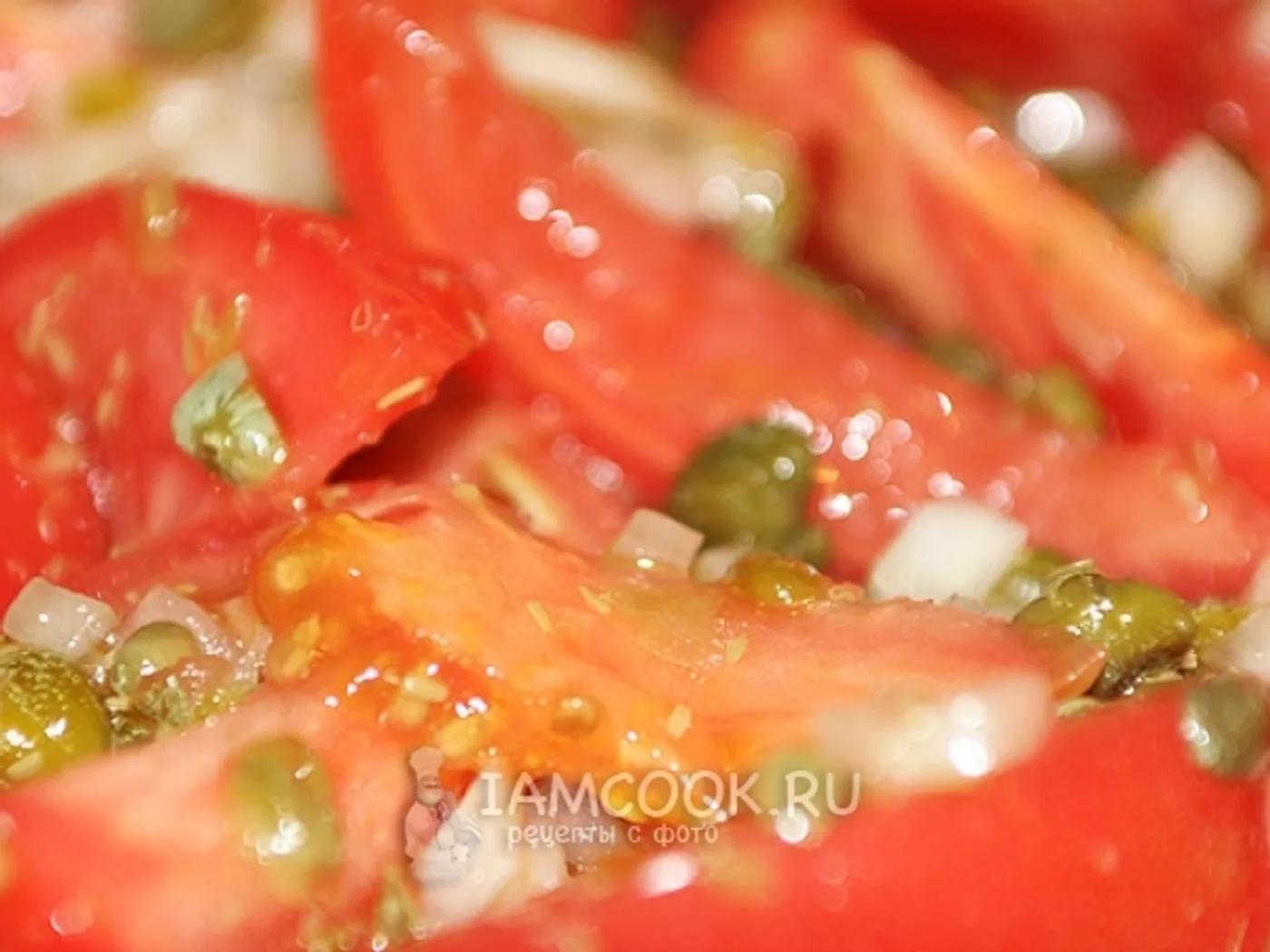 Salad with capers and tomatoes recipe