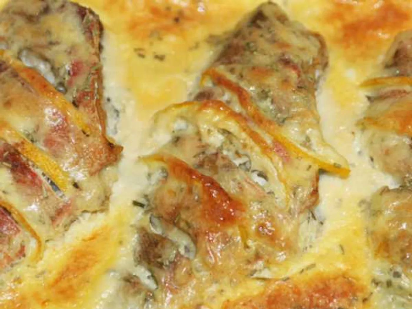 Sea bass in cheese sauce recipe