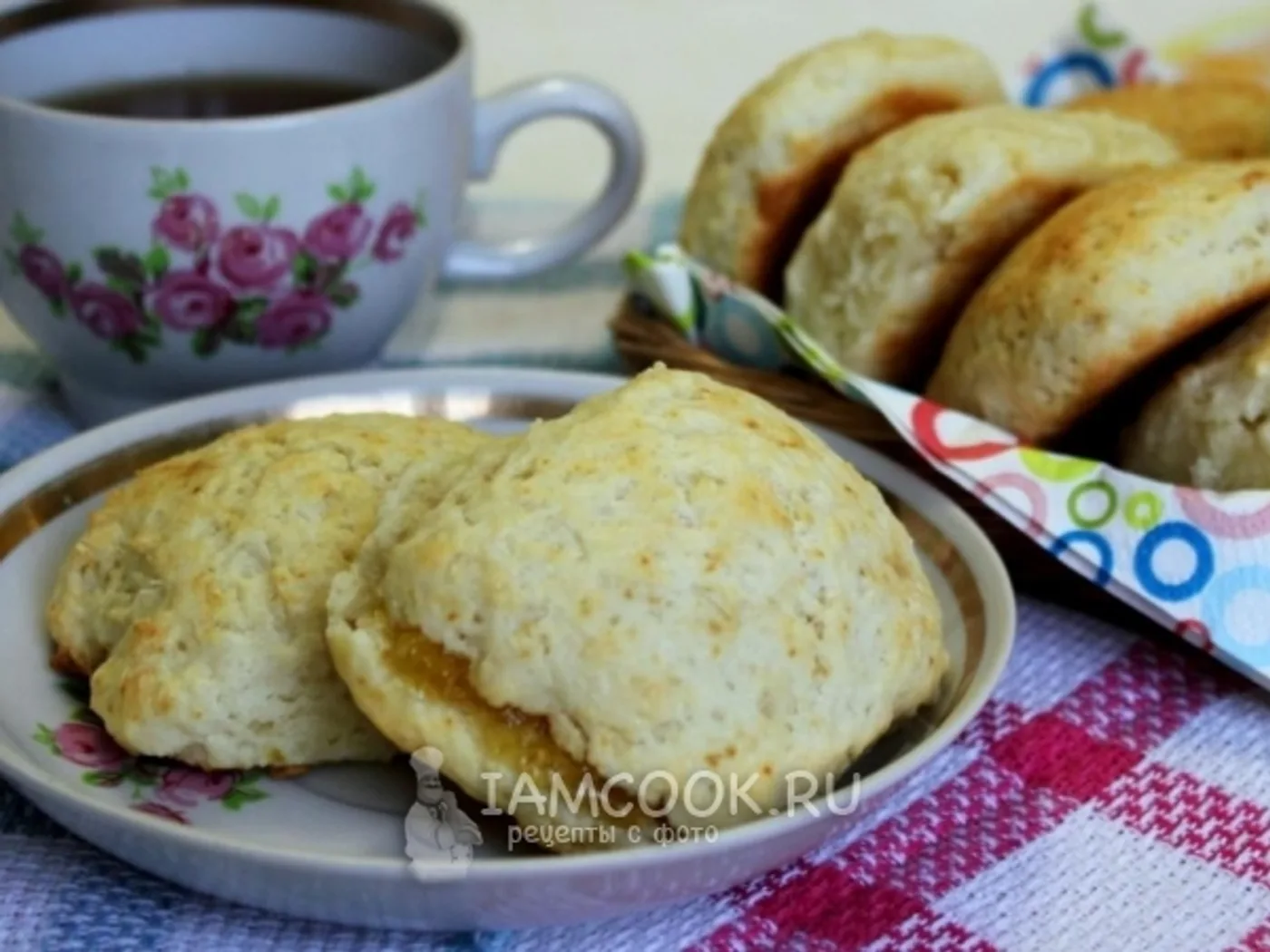 Skony, English buns. recipe