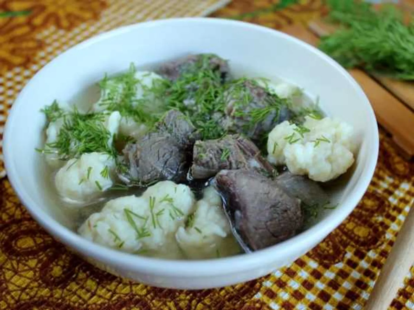 Soup with pebbles recipe