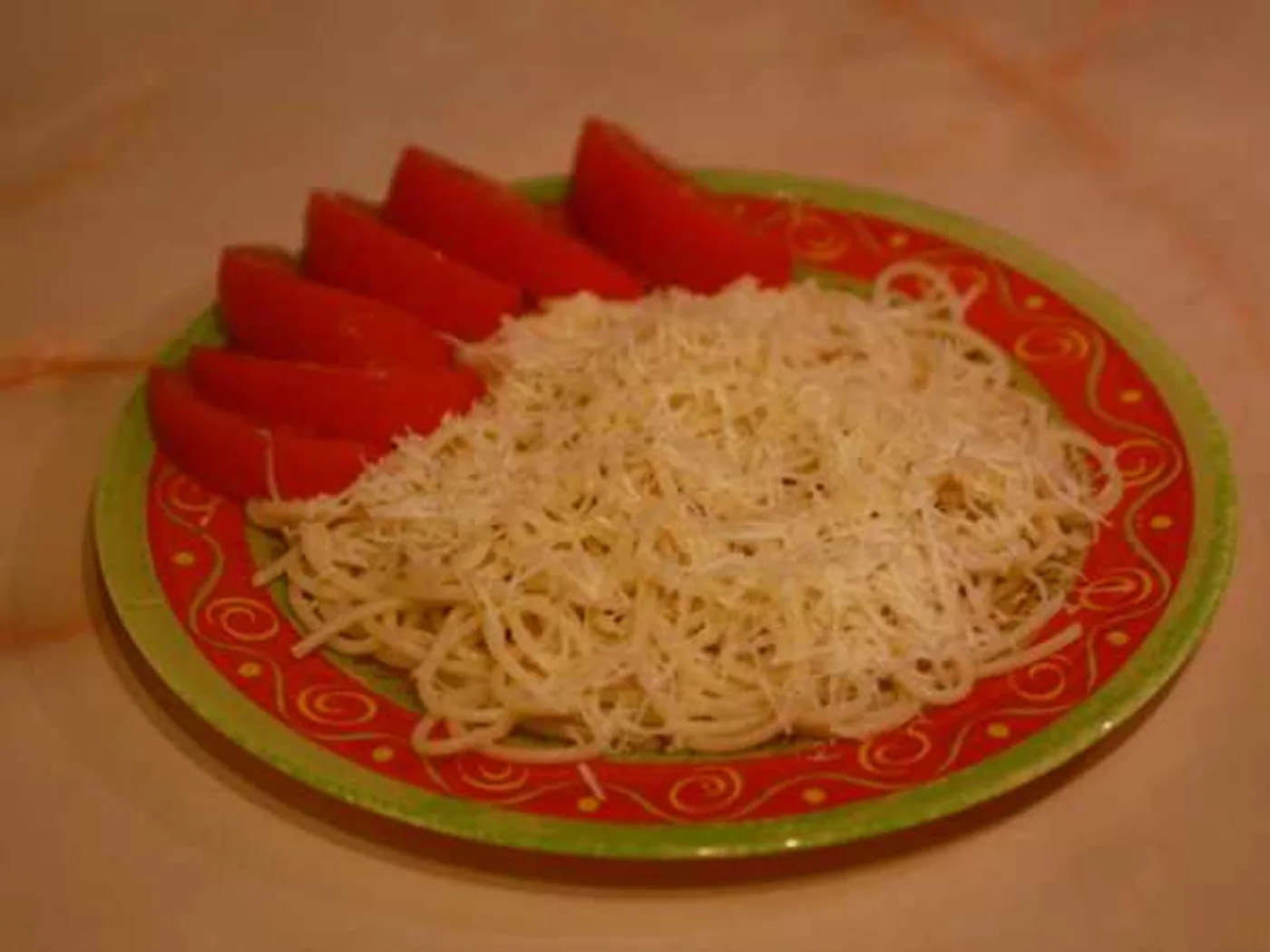 Spaghetti and cheese recipe