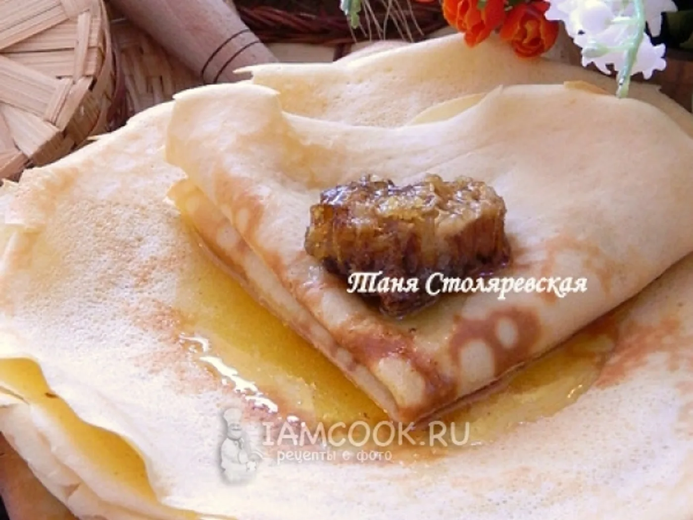 Sponge pancakes recipe