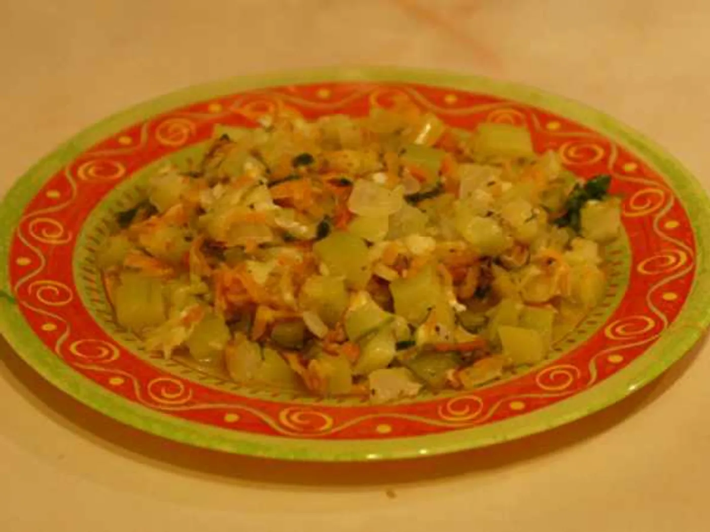 Squash stewed with vegetables recipe