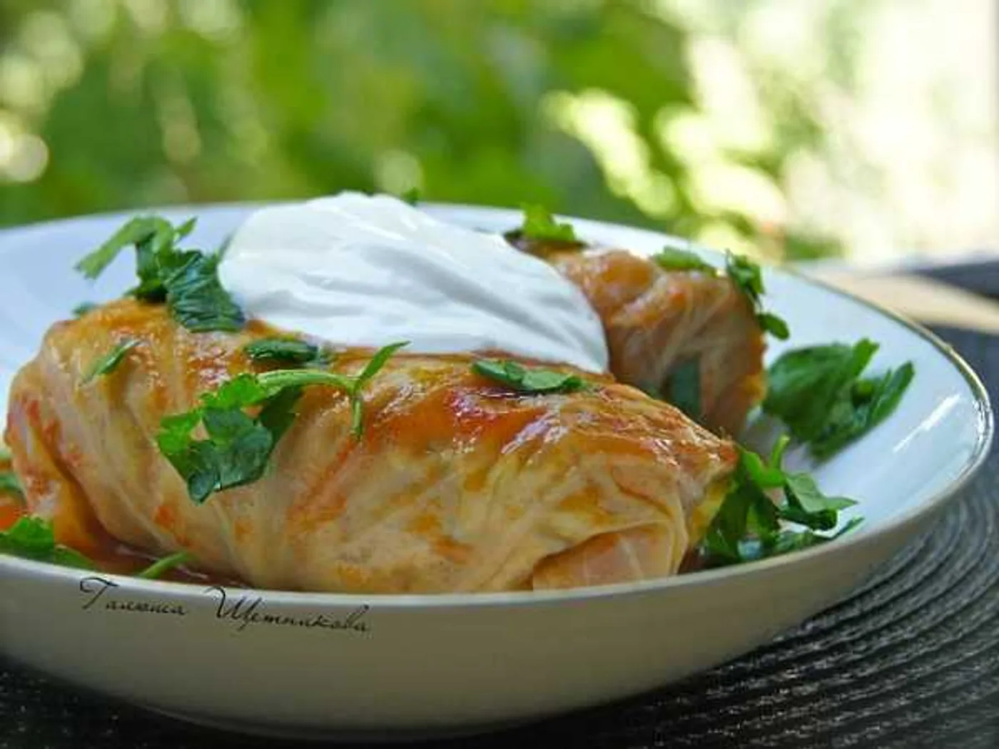 Stuffed cabbage rolls with meat and rice recipe