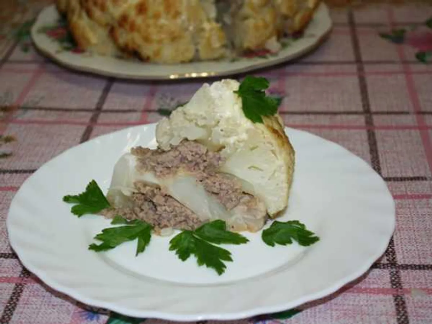 Stuffed cauliflower recipe