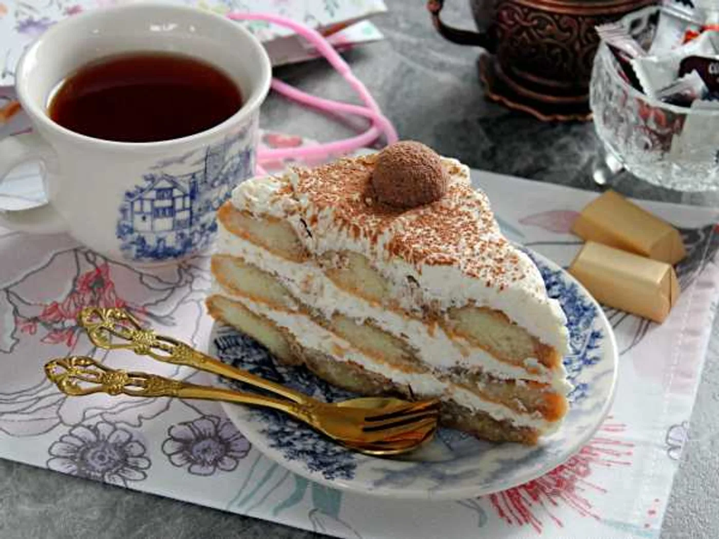 Tiramisu cake with ricotta recipe