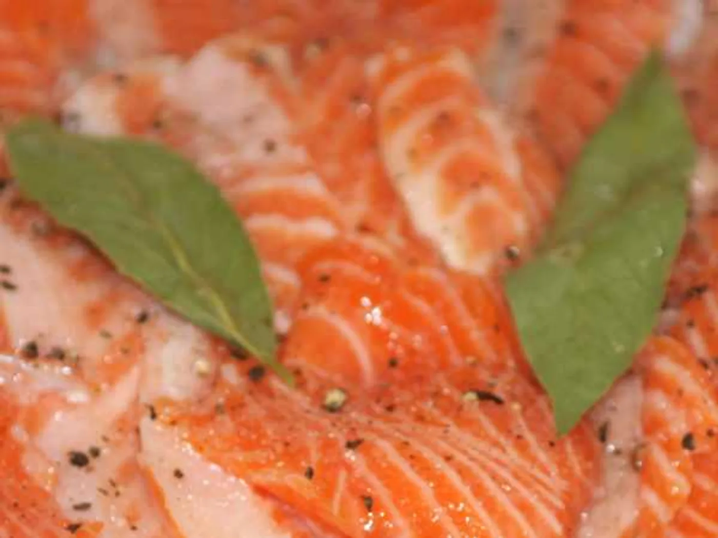 Trout salted with added sugar recipe