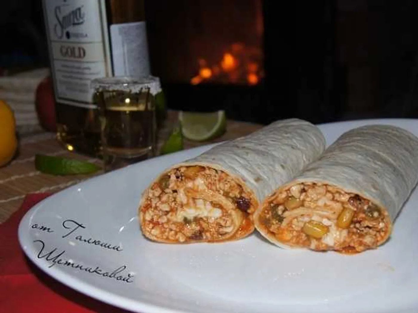 Turkey-burrito recipe